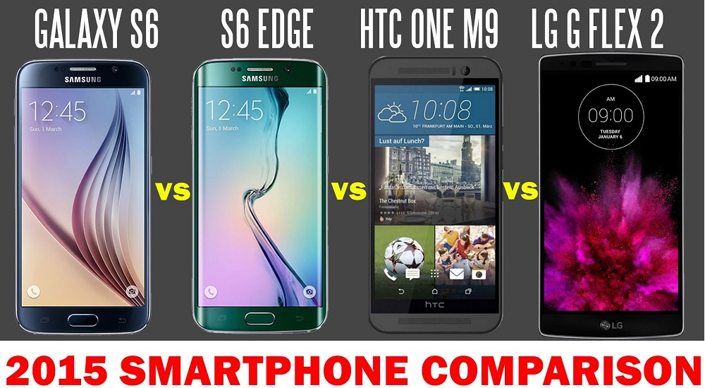 2015’in telefonları : LG G Flex 2 vs HTC One M9 vs Galaxy S6