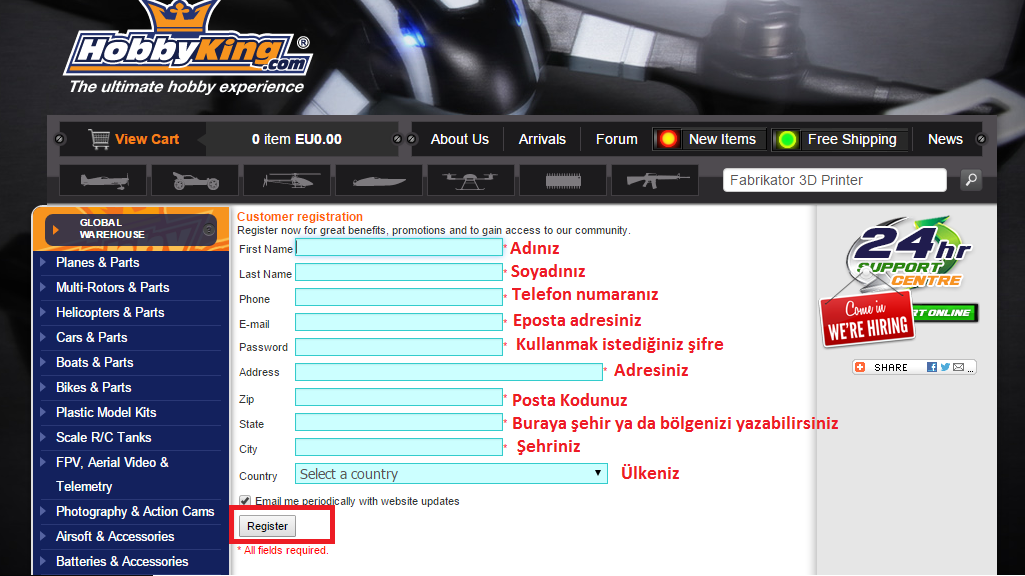 hobbykingden alışveriş nasıl yapılır 1